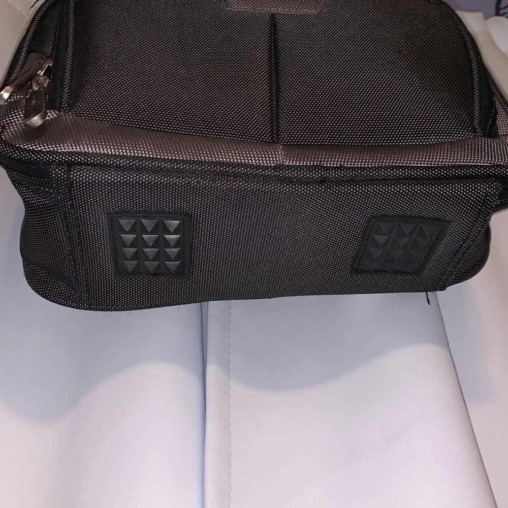 Symbols grey universal carry travel bag